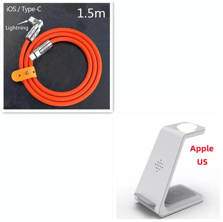 3-in-1 Fast Charging Station for Samsung Galaxy Watch and Buds, compact and efficient