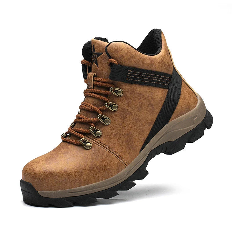 Rugged Composite Toe Safety Boots with Puncture Resistant Protection and Breathable Design for Heavy Duty Work