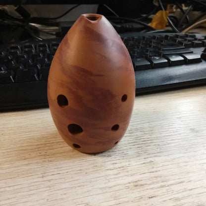 Seven Star Ancient Xun Musical Instrument with eight holes and pear shape in various colors