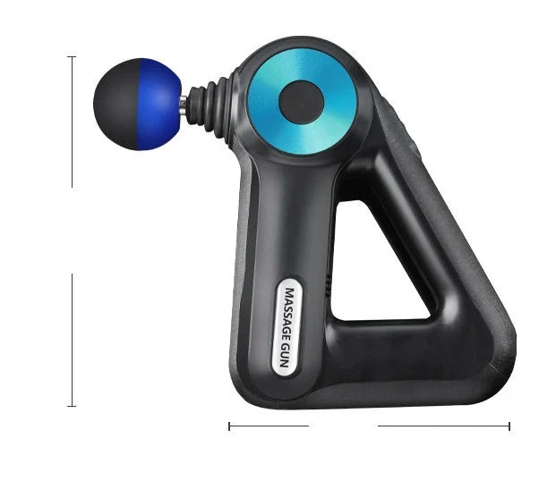 Blueidea Fascia Gun with 12 massage heads for deep muscle relief