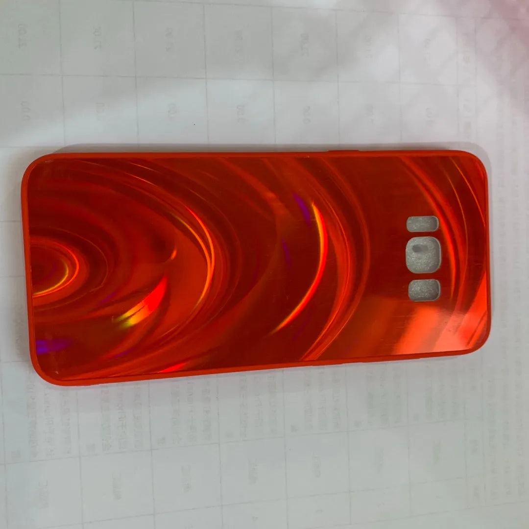 Marble-pattern shockproof silicone phone case for Samsung Galaxy models shown in multiple colours.