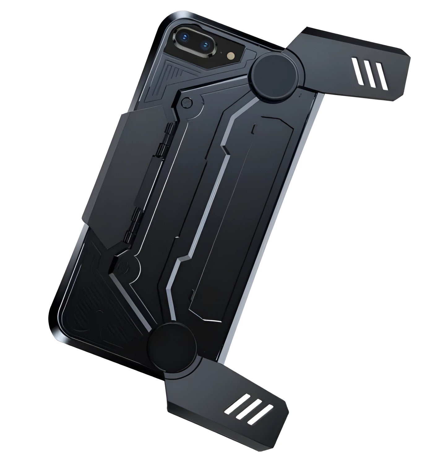 Gamepad smartphone case for iPhone 7 and 8 models in Black, Red, and Silver colour options