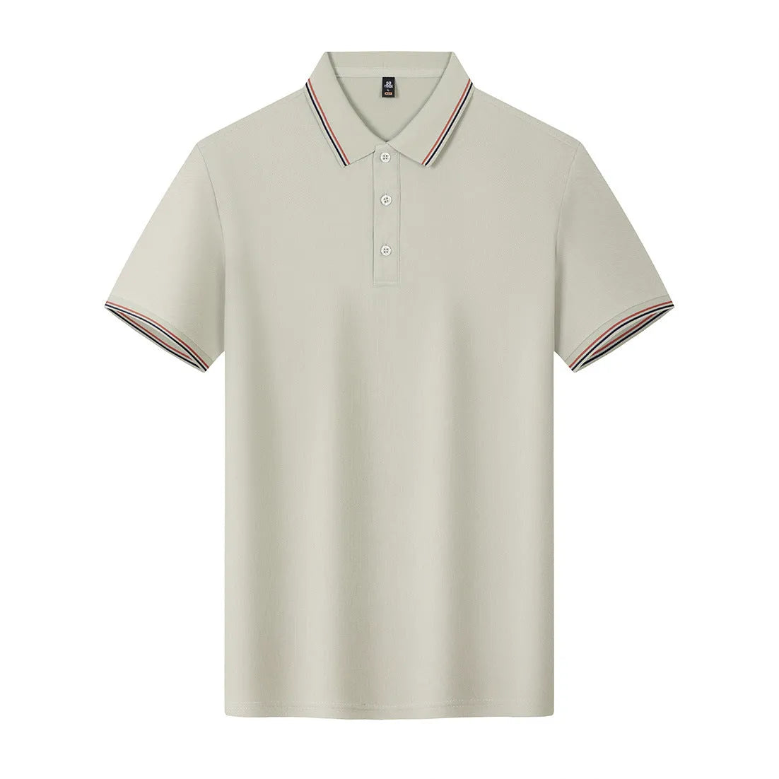 Solona ice-feeling work polo shirt in bright red with short sleeves and straight cut design