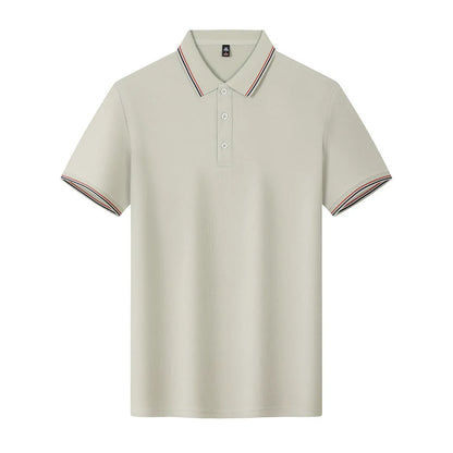 Solona ice-feeling work polo shirt in bright red with short sleeves and straight cut design