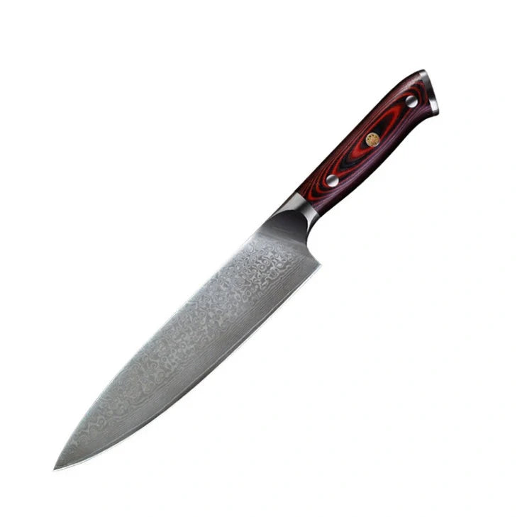 XINZUO 8-inch Chef Knife with VG10 Japanese Damascus steel blade and rosewood handle
