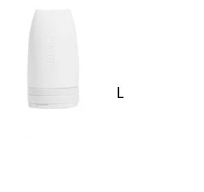 Compact silicone travel bottles for cosmetics, available in multiple vibrant colors and sizes for convenient on-the-go beauty storage and application.