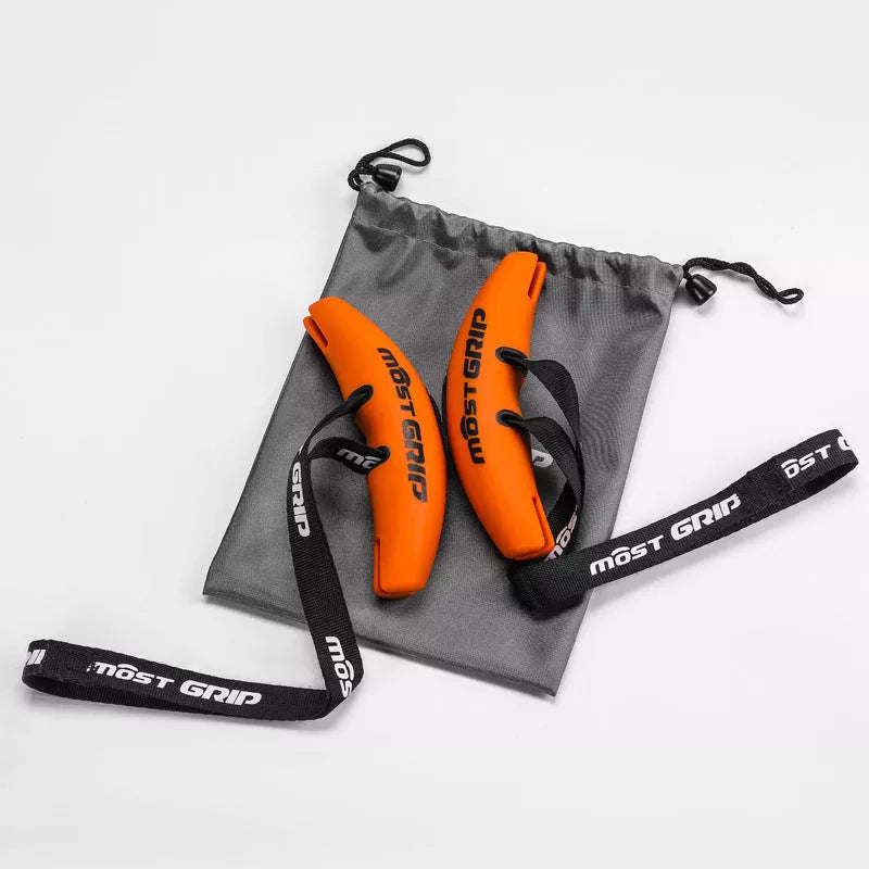 Nylon resistance band handles with 1-meter elastic rope for gym training