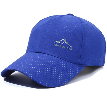 Korean-style adjustable baseball cap in dome crown design with polyester fabric for summer sun protection