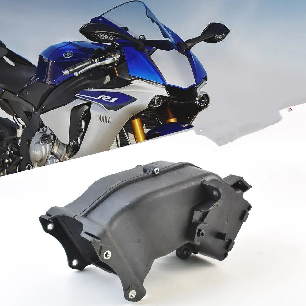 Black ventilation pipe for Yamaha motorcycles, dimensions 280mm by 170mm by 160mm