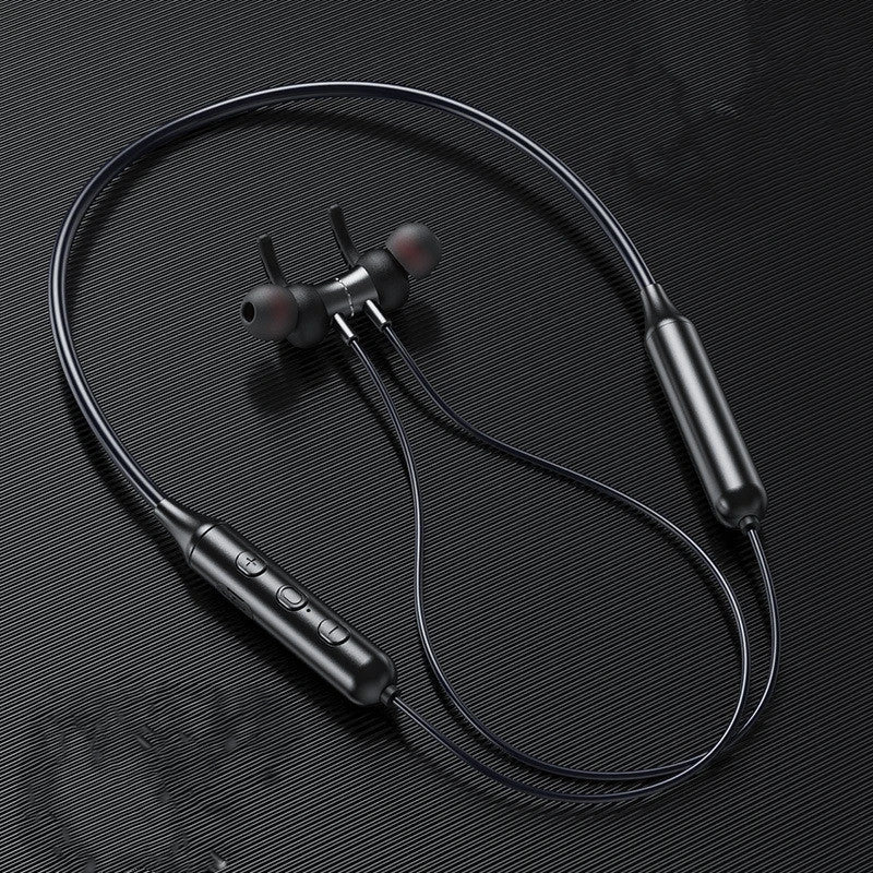 Premium Bluetooth neckband headphones with magnetic clasp for seamless portability and high-quality wireless audio