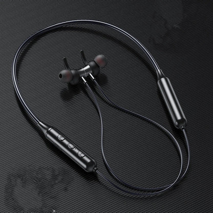 Premium Bluetooth neckband headphones with magnetic clasp for seamless portability and high-quality wireless audio