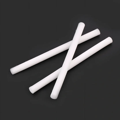Pack of 7.5x125mm acetate fibre cotton swabs for humidifier wicks, trimmable length for stable fog output