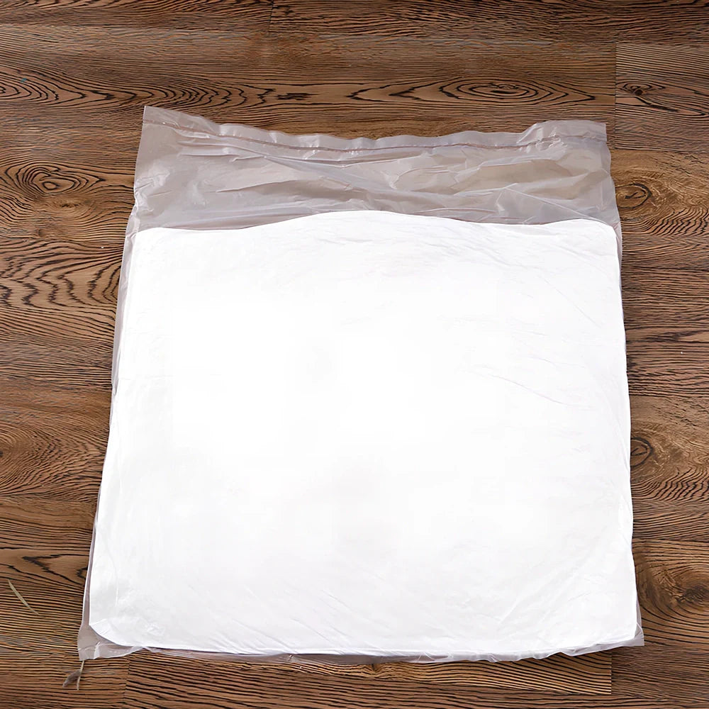 White cotton throw pillow with detachable cover in 18-inch square size with weather-resistant properties