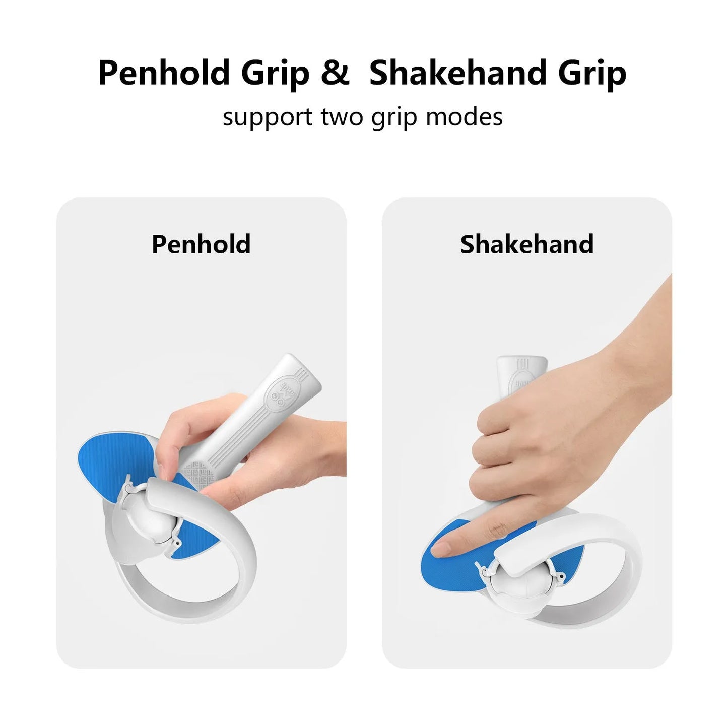 Red and blue plastic silicone handle grip accessory for PICO 4 VR controller