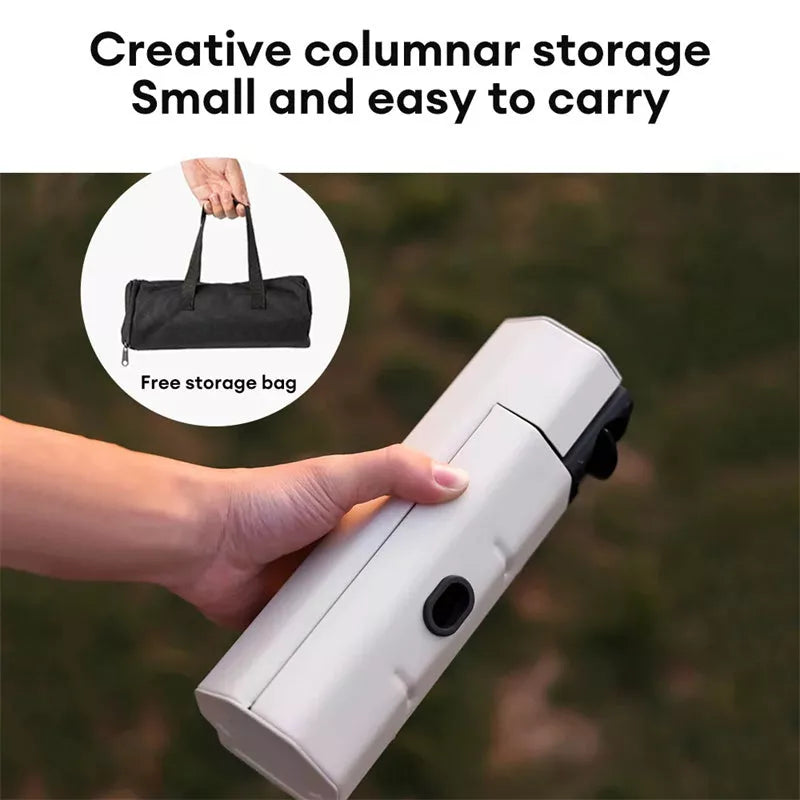 Portable folding cassette stove for outdoor cooking with storage bag