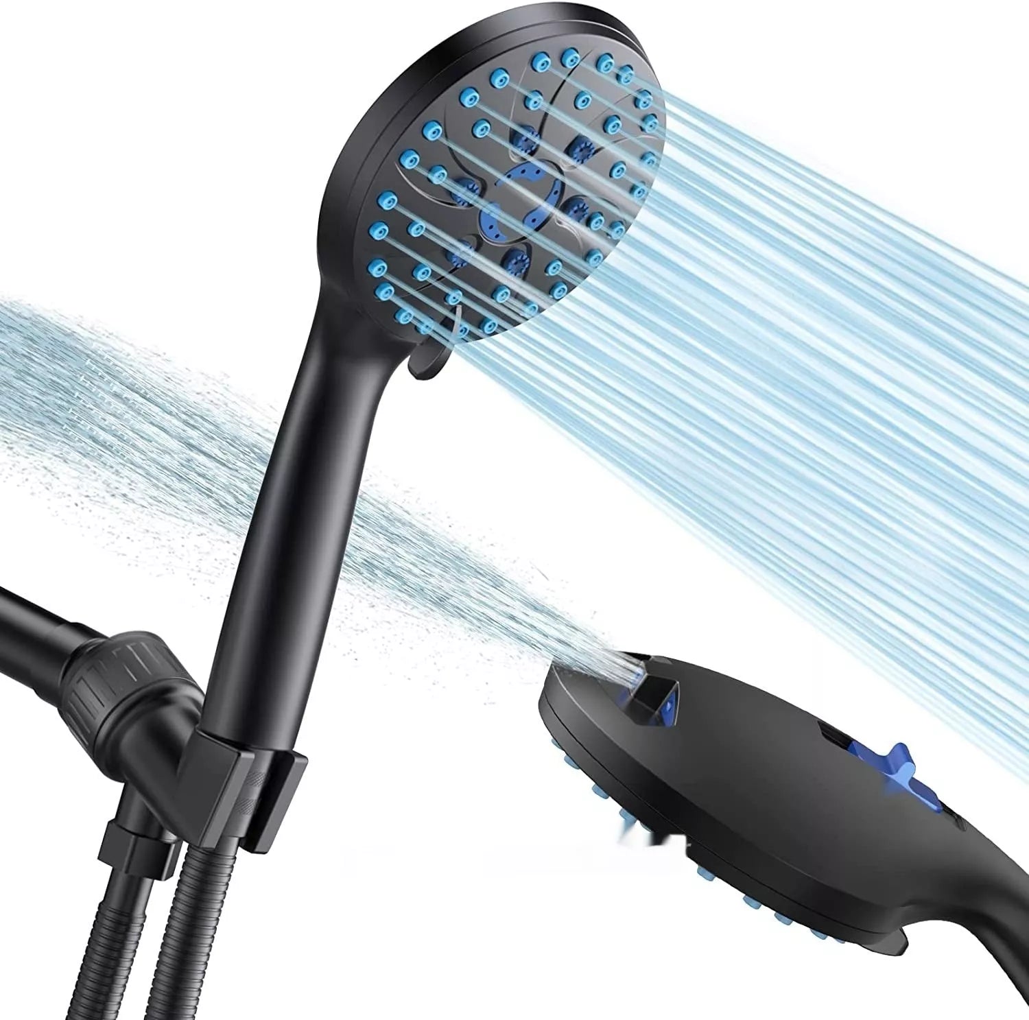 Portable handheld shower with adjustable settings and durable ABS construction