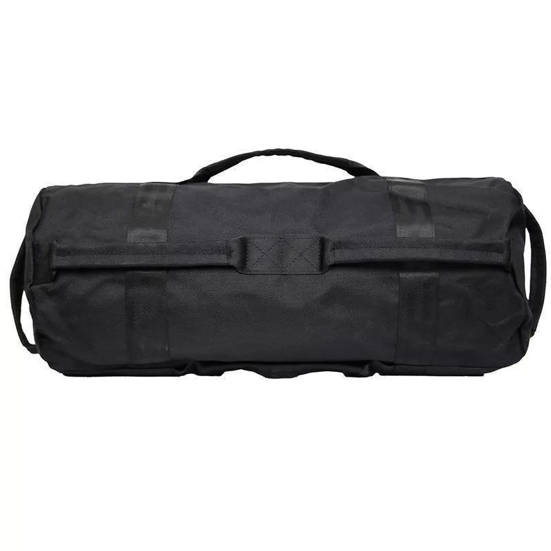 Adjustable weightlifting sandbag with 6 handles for multi-angle fitness