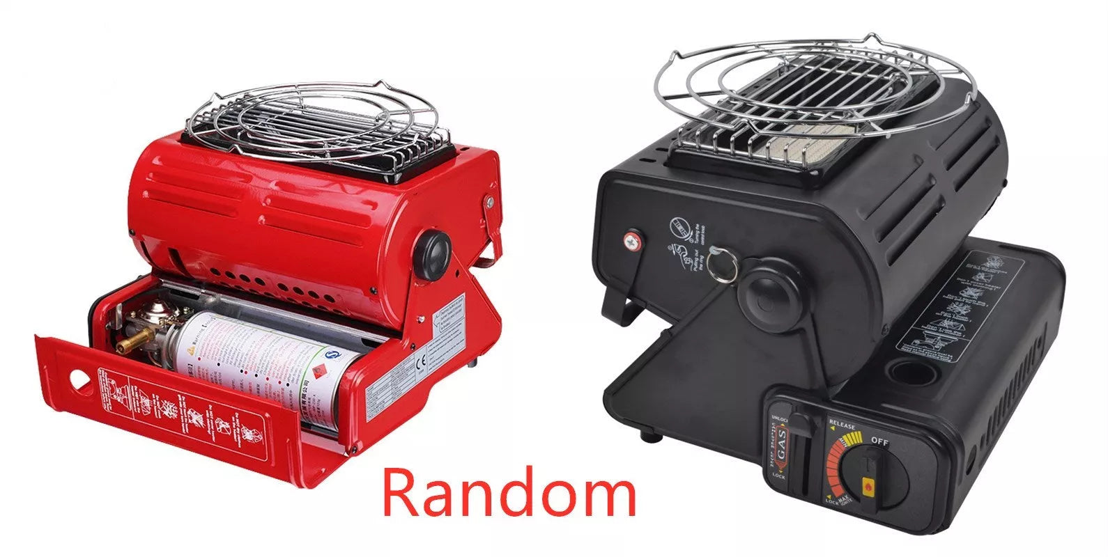Multifunctional tent heater and roasting stove with dual gas capability for outdoor adventures