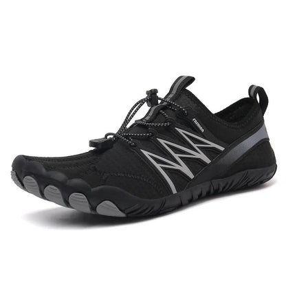 Indoor fitness training shoes with non-slip rubber soles and mesh lining in multiple colour options
