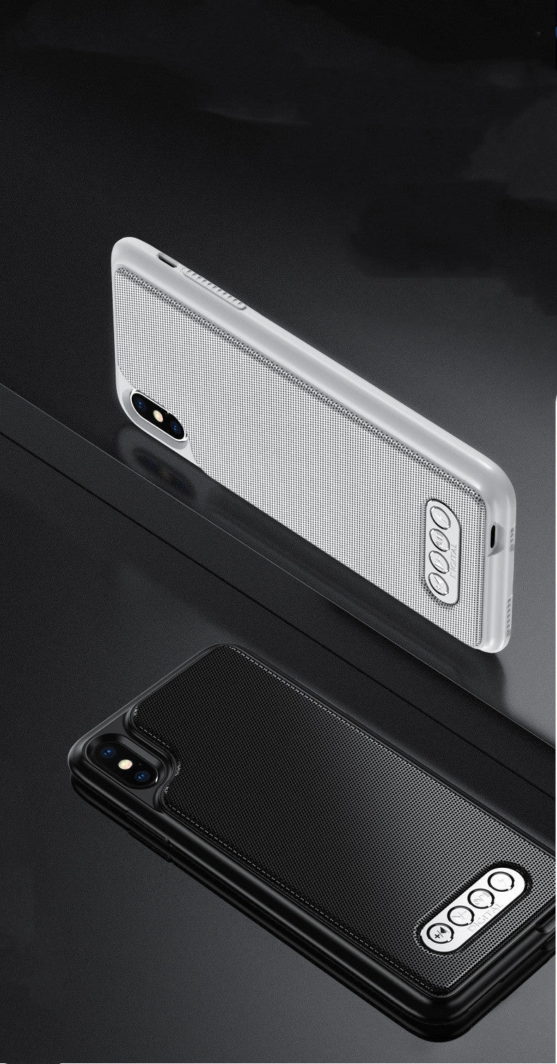 3-in-1 Bluetooth Speaker Phone Case for iPhone with emergency charging feature