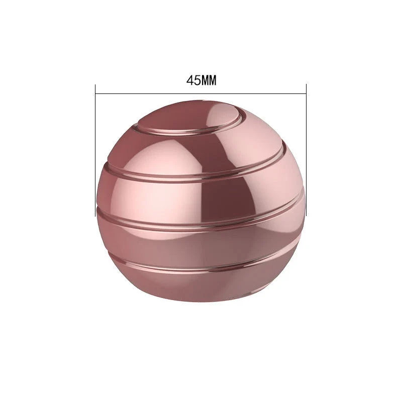 Hypnotizing Desktop Spinner: A precision-engineered desk toy that creates a mesmerizing optical illusion when spun