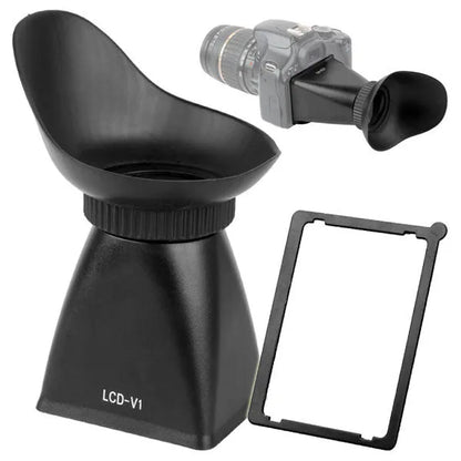 Camera Framing Amplifier with magnetic attachment and coated lenses for 2.8x screen magnification