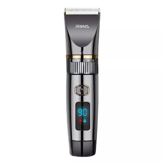 Household Hair Clipper Electric Shaver with titanium-ceramic blades and LED display