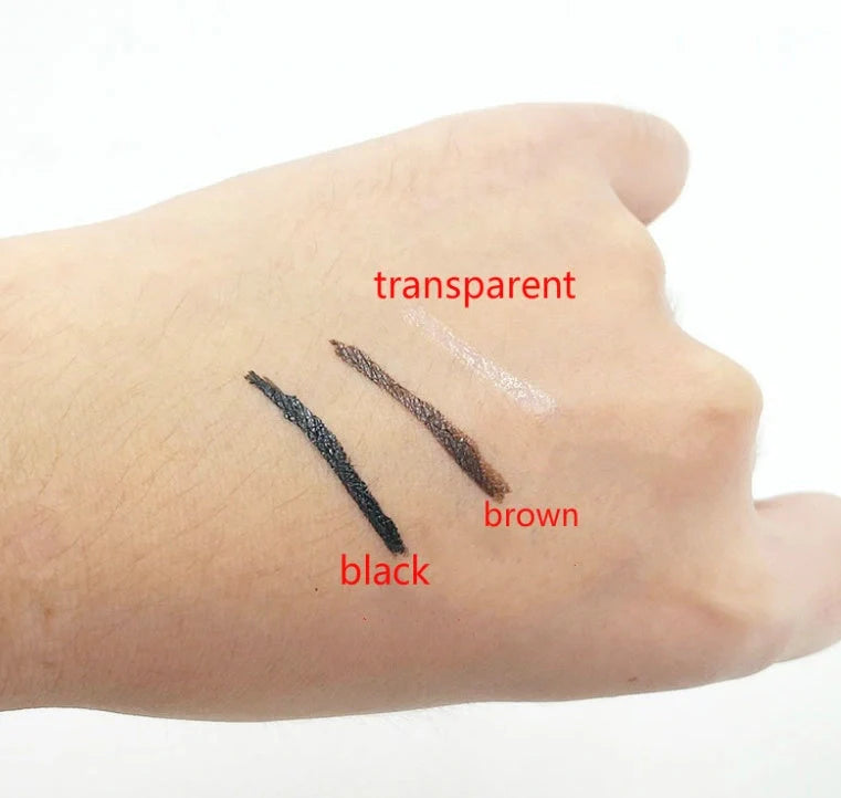 Multifunctional Self-Adhesive Eyeliner & Lashes Set with Black, Coffee, and Transparent Eyeliner Options and Full Diamond, Pearl, and Silver Lash Finishes