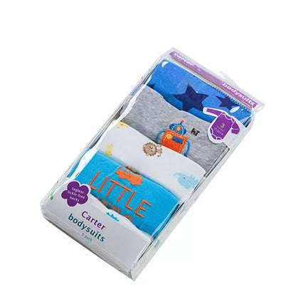 Long-sleeved cotton baby romper with triangle robe design for autumn, sizes 3M to 24M