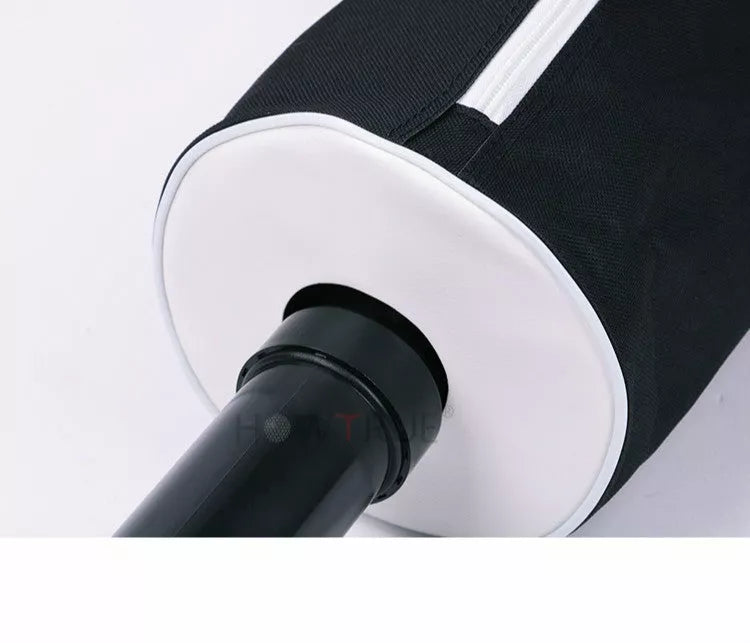 Golf ball picker with detachable plastic tube and durable nylon bag