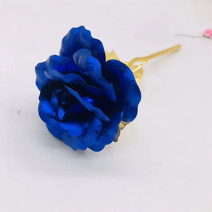Handmade 24K gold rose flower set in elegant gift box