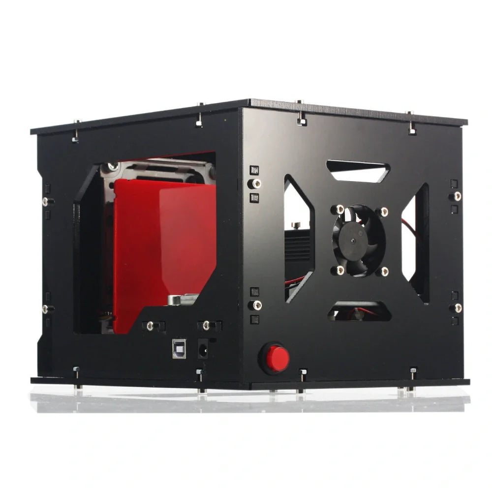 NEJE 1500mW desktop laser engraving machine with blue-violet laser for acrylic bitmap carving