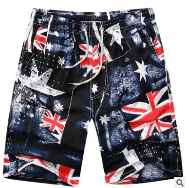 Quick Dry Printing Beach Shorts with vibrant colors and eco-friendly natural pulp dyeing