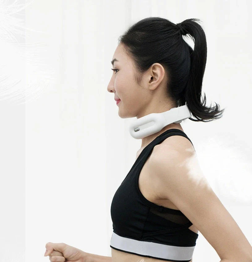 Intelligent Neck and Shoulder Massager with Remote Control, Soothing Heat Therapy, and Customizable Massage Settings for Personalized Pain Relief