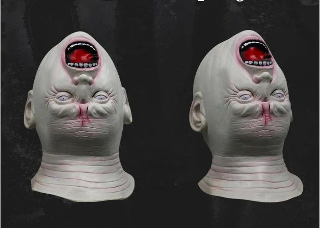 Hhomeenjoy Bone-Chilling Halloween Inverted Demon Mask