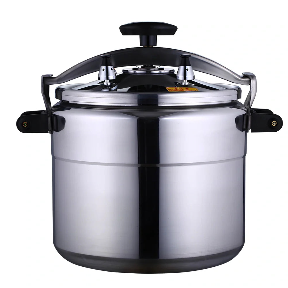 Aluminium gas stove pressure cooker in traditional Chinese design with 18cm, 20cm, and 22cm diameter options