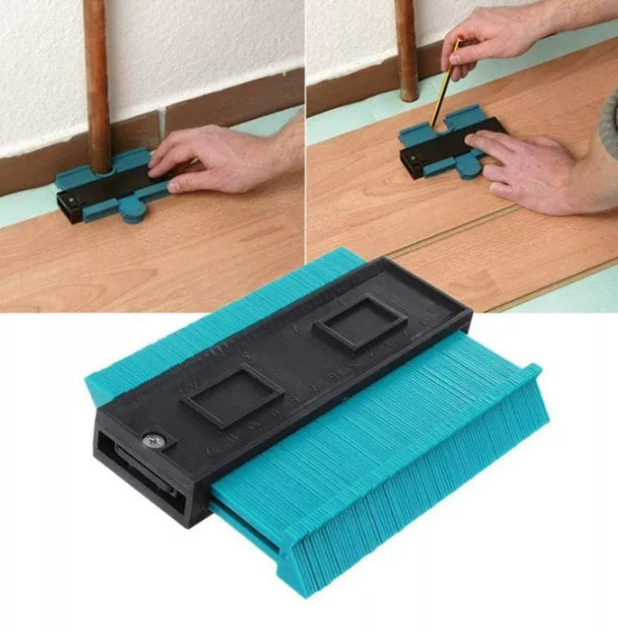 Radial Ruler Contour Gauge for measuring irregular shapes with precision