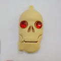 Halloween skeleton skull USB 3.0 flash drive with PVC shell and chain attachment