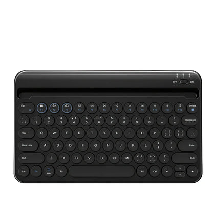 Bluetooth wireless keyboard with 8-metre range and 200-hour battery life in multiple colour options