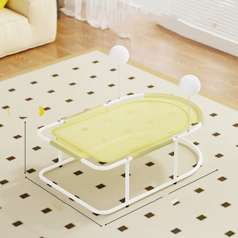 Large fabric kennel with bracket design for cats and puppies in grey colour
