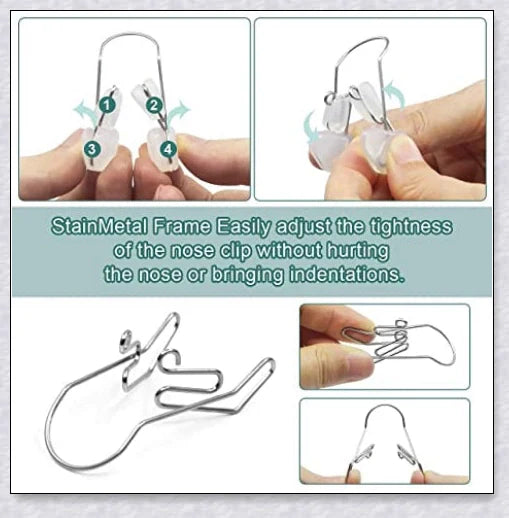 Silicone Nose Shaper Clip - Gently reshape your nose without surgery or discomfort