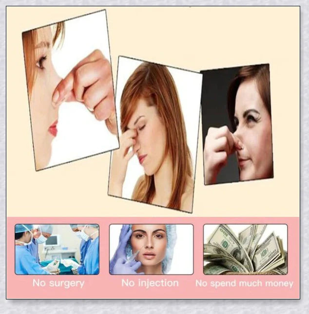 Silicone Nose Shaper Clip - Gently reshape your nose without surgery or discomfort