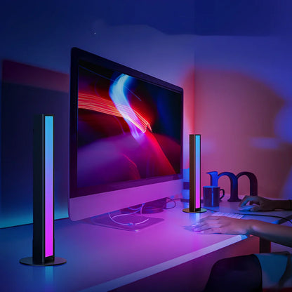 25.5cm RGB ambient light bars with Bluetooth and WiFi connectivity producing 470 lumens