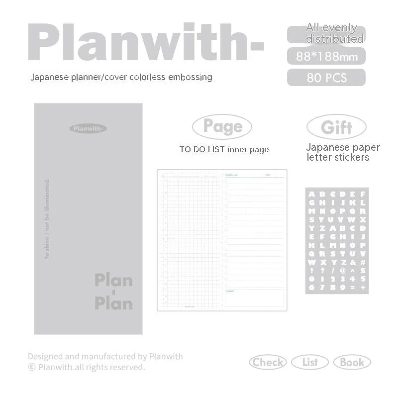 A5 embossed meter book with paper cover showing five colour options: white, purple, blue, grey, and protective cover