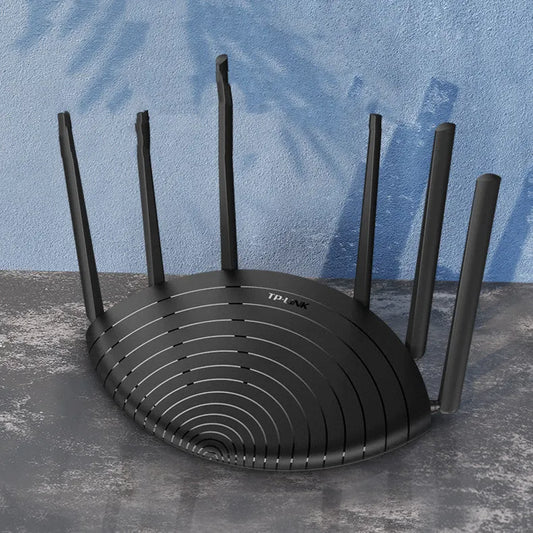 TL-WDR7661 Gigabit Edition wireless router with compact design and integrated antennas for home networking
