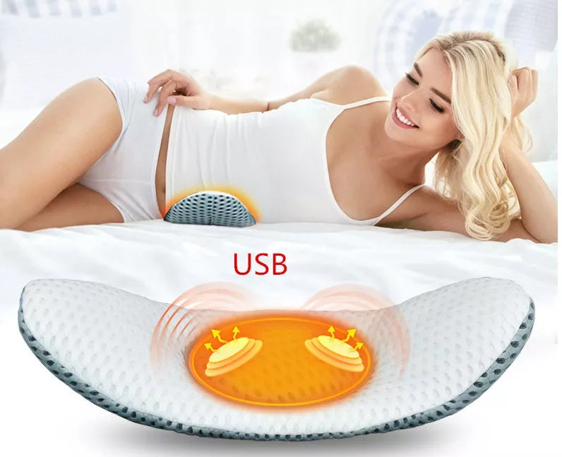 Multifunctional Waist Pad with 4D mesh and buckwheat filling for support and comfort