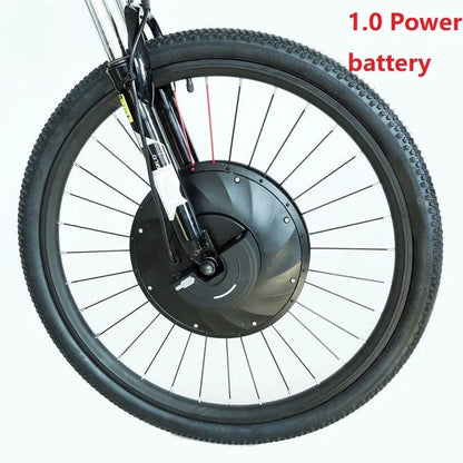 Yunzhilun micro-power bicycle battery with alloy hub for 26-inch wheels and lithium cells