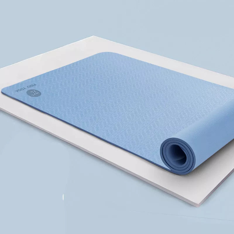 Pido TPE yoga mat in selected color, perfect for beginners with non-slip surface
