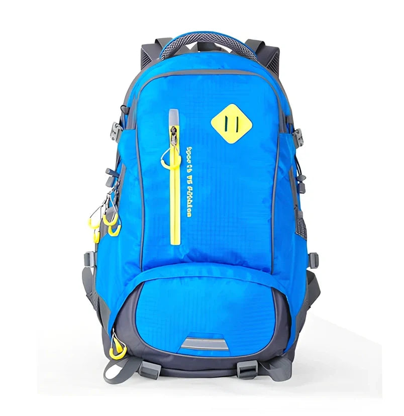 Waterproof EVA backpack in navy blue with 10-litre capacity for outdoor activities