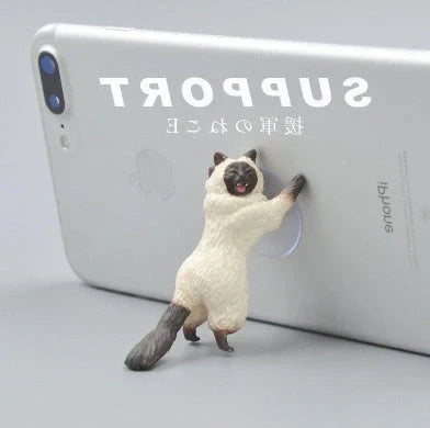 Silicone mobile phone holder with 6CM adhesive ring in multiple colors